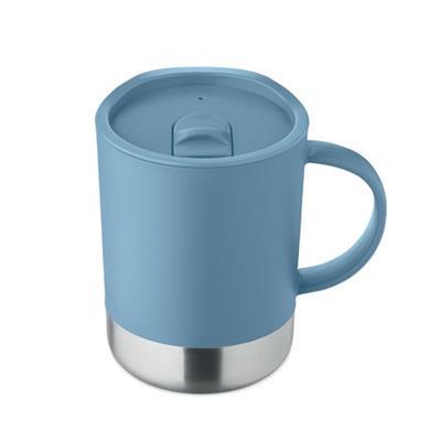Mug simple paroi 300ml avec base en acier inox Dex