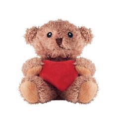 Petit ours en peluche avec cœur Rexilan