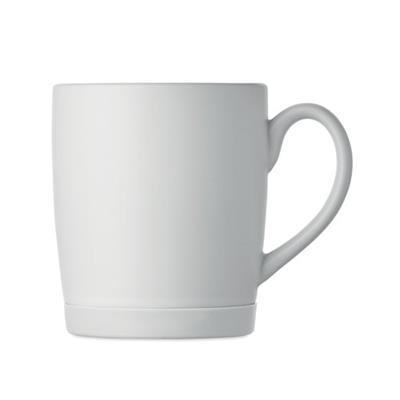 Mug en céramique avec base en silicone 300ml Prima Blanc