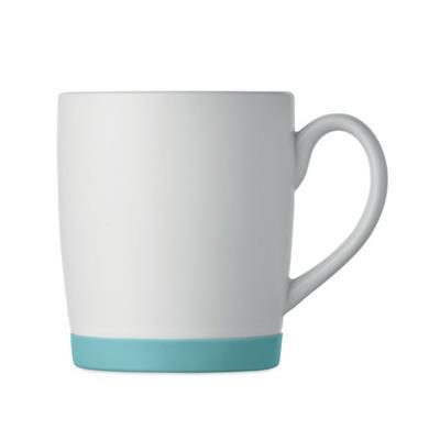 Mug en céramique avec base en silicone 300ml Prima Bleu pétrole