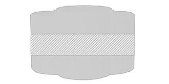 Tasse de 350 ml en plastique PP Spirit - Marquage autour