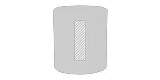 Tasse de 350 ml en plastique PP Spirit - Marquage Recto