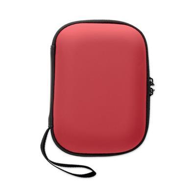 Trousse de premiers secours en PU rigide Arivia Rouge