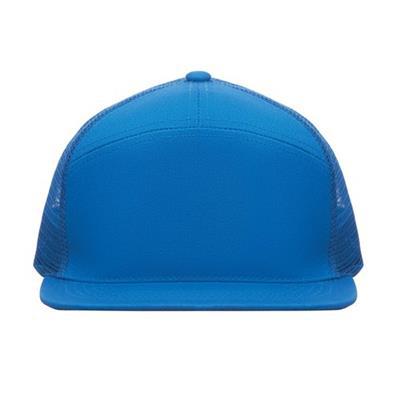 OBG.PUB - Casquette avec visière plate à 7 panneaux Respon Bleu roi Casquette avec visière plate à 7 panneaux Respon Bleu roi