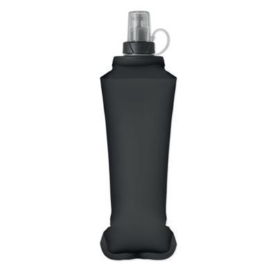 OBG.PUB - Bouteille d'eau pliable 500ml en TPU Briends Noir Bouteille d'eau pliable 500ml en TPU Briends Noir