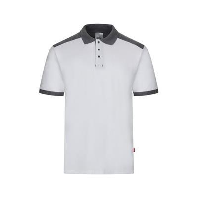Polo piqué manches courtes en polyester Trembon Blanc