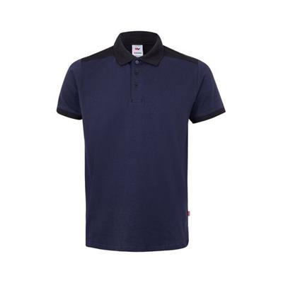 Polo piqué manches courtes en polyester Trembon Bleu