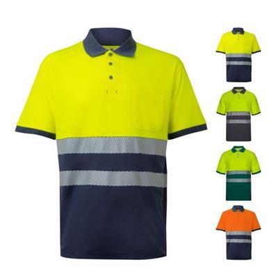 Polo à manches courtes en coton et polyester Grive