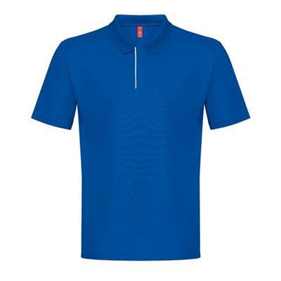 Polo à manches courtes pour homme en polyester Men Bleu roi