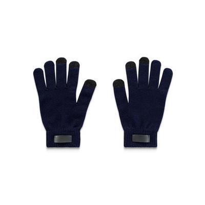 Gants pratique en RPET avec embouts tactiles Ticke Bleu marine