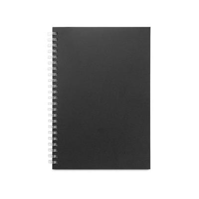 Bloc-notes A5 avec couverture souple en papier Keb Noir