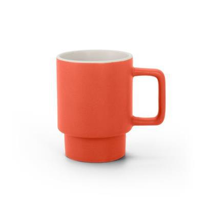 Tasse en céramique avec finition mate 330 ml Veloa Rouge