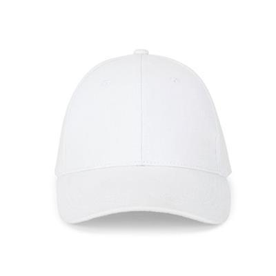 Casquette en coton robuste à 6 panneaux Revek Blanc