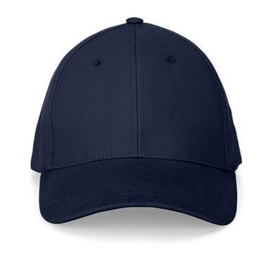 Casquette en coton robuste à 6 panneaux Revek Bleu marine