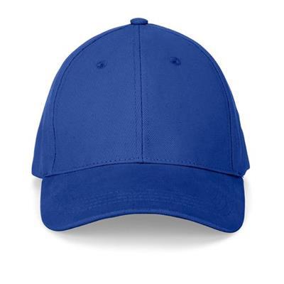 Casquette en coton robuste à 6 panneaux Revek Bleu roi