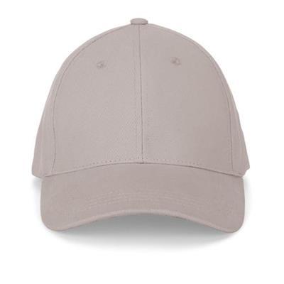 Casquette en coton robuste à 6 panneaux Revek Gris