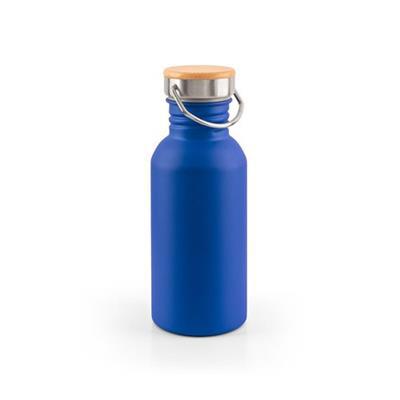 Bouteille en acier inox à simple paroi 580ml Garfi Bleu