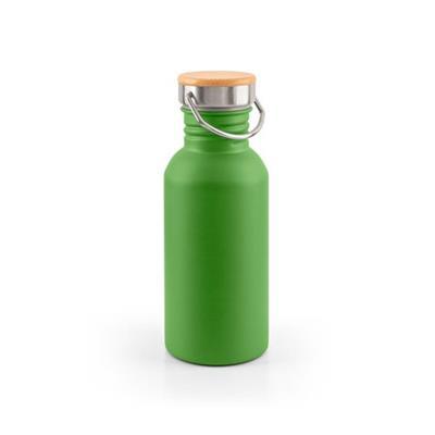 Bouteille en acier inox à simple paroi 580ml Garfi Vert