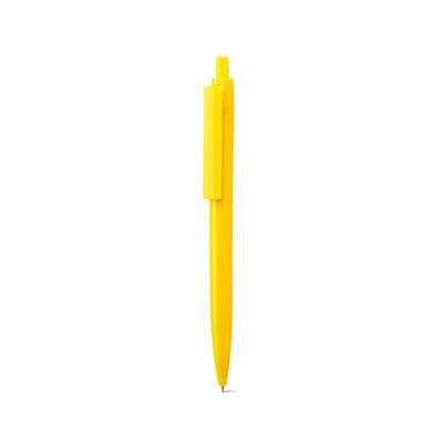 Stylo à bille avec finition brillante solide Gream Jaune