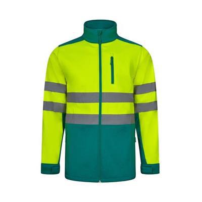 Veste soft Shell bicolore confortable Crambilo Jaune / Vert