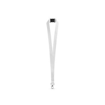OBG.PUB - Lanyard en polyester avec fermoir de sécurité Spas Blanc Lanyard en polyester avec fermoir de sécurité Spas Blanc