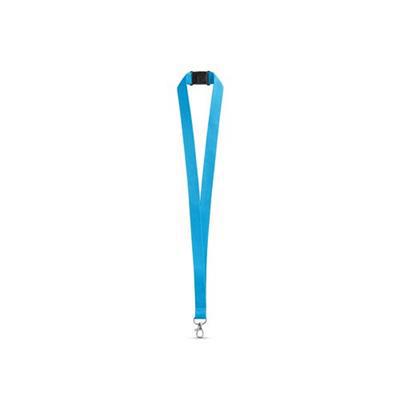 OBG.PUB - Lanyard en polyester avec fermoir de sécurité Spas Bleu ciel Lanyard en polyester avec fermoir de sécurité Spas Bleu ciel