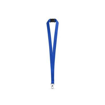 OBG.PUB - Lanyard en polyester avec fermoir de sécurité Spas Bleu roi Lanyard en polyester avec fermoir de sécurité Spas Bleu roi