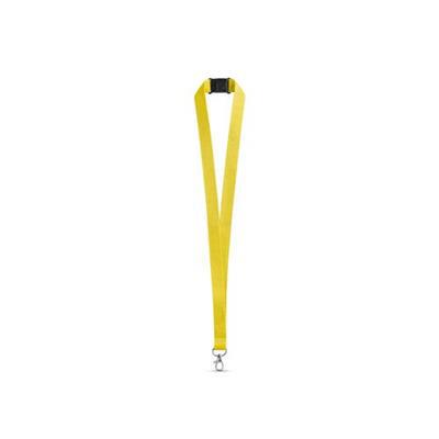 OBG.PUB - Lanyard en polyester avec fermoir de sécurité Spas Jaune Lanyard en polyester avec fermoir de sécurité Spas Jaune