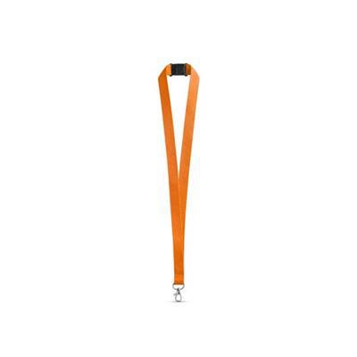 OBG.PUB - Lanyard en polyester avec fermoir de sécurité Spas Orange Lanyard en polyester avec fermoir de sécurité Spas Orange