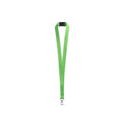 OBG.PUB - Lanyard en polyester avec fermoir de sécurité Spas Vert citron Lanyard en polyester avec fermoir de sécurité Spas Vert citron