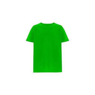 T-shirt à manches courtes pour enfants Rouska Vert citron