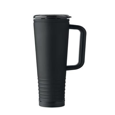 Gobelet à double paroi 700ml en acier inox Zanjay Noir