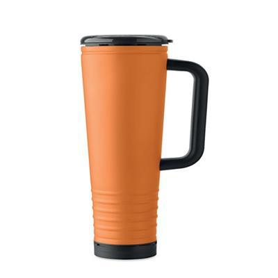 Gobelet à double paroi 700ml en acier inox Zanjay Orange