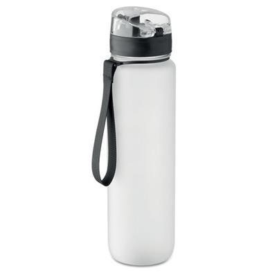 Bouteille de sport pratique 1L en RPET Zoran Blanc