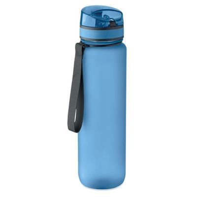Bouteille de sport pratique 1L en RPET Zoran Bleu ciel