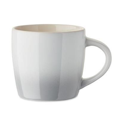 Mug en céramique aux couleurs dégradées 300ml Huby Blanc