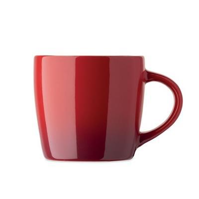 Mug en céramique aux couleurs dégradées 300ml Huby Rouge