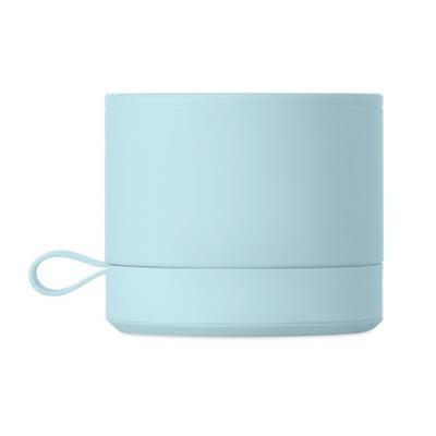 Haut-parleur sans fil en métal et caoutchouc Tatou Bleu ciel