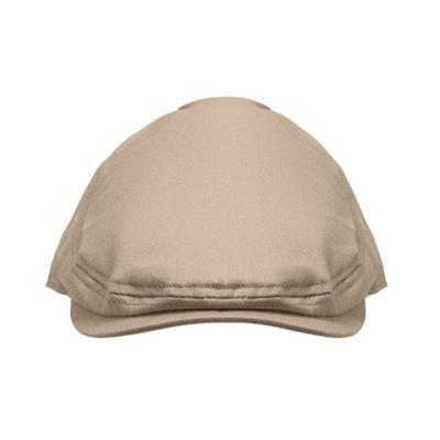 Casquette newsboy en coton sergé durable Loreta Beige