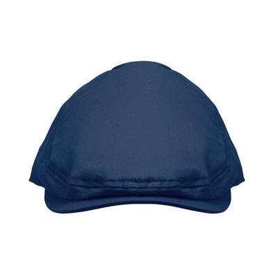Casquette newsboy en coton sergé durable Loreta Bleu