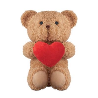 Ourson en Peluche polyester durable Velmo Rouge
