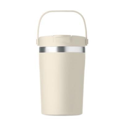 OBG.PUB - Gobelet double paroi en inox recyclé 350ml Vario Beige Gobelet double paroi en inox recyclé 350ml Vario Beige