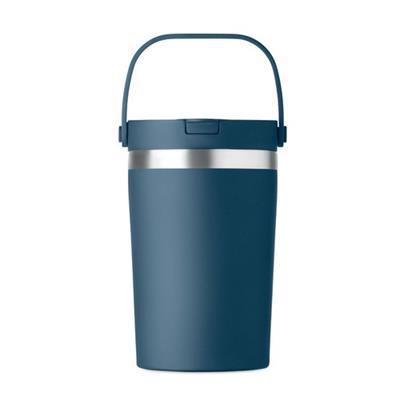 OBG.PUB - Gobelet double paroi en inox recyclé 350ml Vario Bleu marine Gobelet double paroi en inox recyclé 350ml Vario Bleu marine