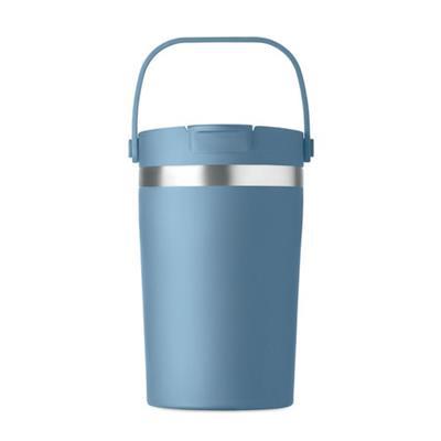 OBG.PUB - Gobelet double paroi en inox recyclé 350ml Vario Bleu pétrole Gobelet double paroi en inox recyclé 350ml Vario Bleu pétrole