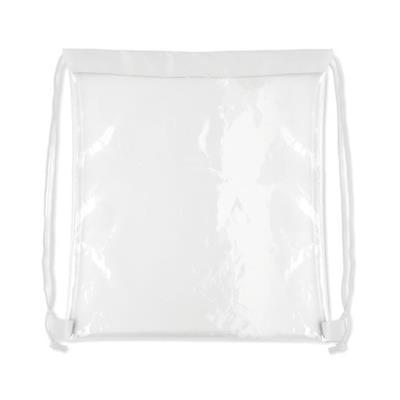 Sac à cordon transparent en EVA et PVC Samer Blanc