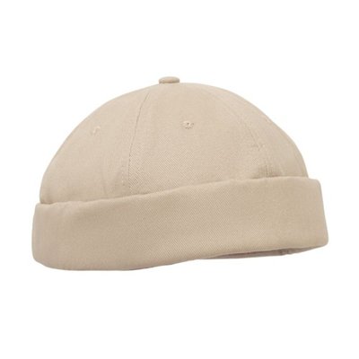Casquette docker en coton brossé Vieran