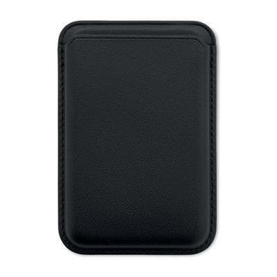 Porte-cartes magnétique avec support pratique Remo Noir
