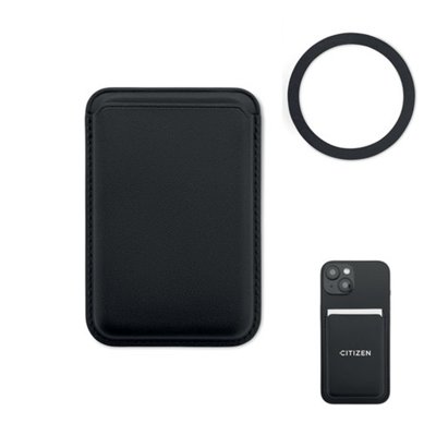 Porte-cartes magnétique avec support pratique Remo