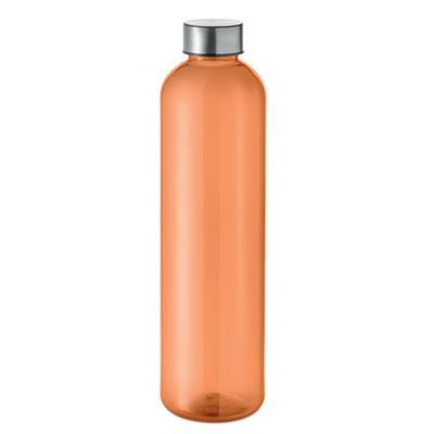 Bouteille d'eau légère en PET recyclé 1L Sazam Orange