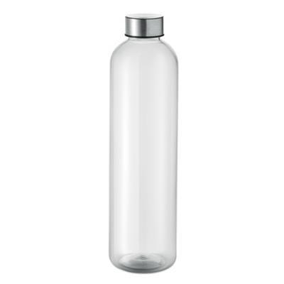 Bouteille d'eau légère en PET recyclé 1L Sazam Transparent